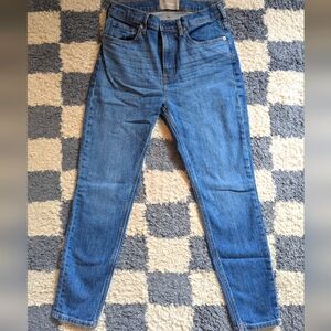 Everlane high rise light blue jeans